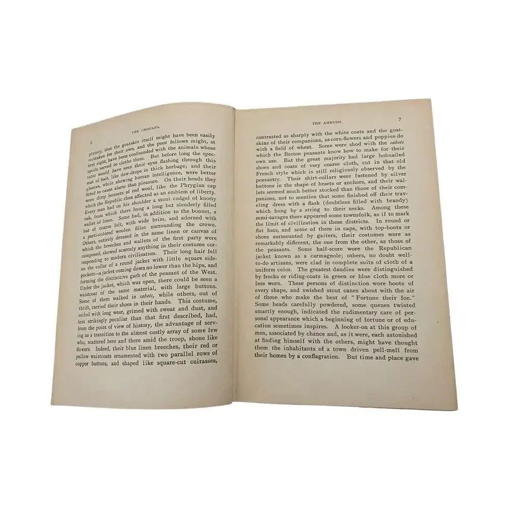 The Chouans By Honore de Balzac Hardcover Book Novel